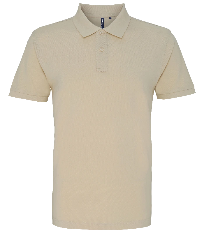 Asquith & Fox Asquith & Fox Men's Classic fit polo in Natural