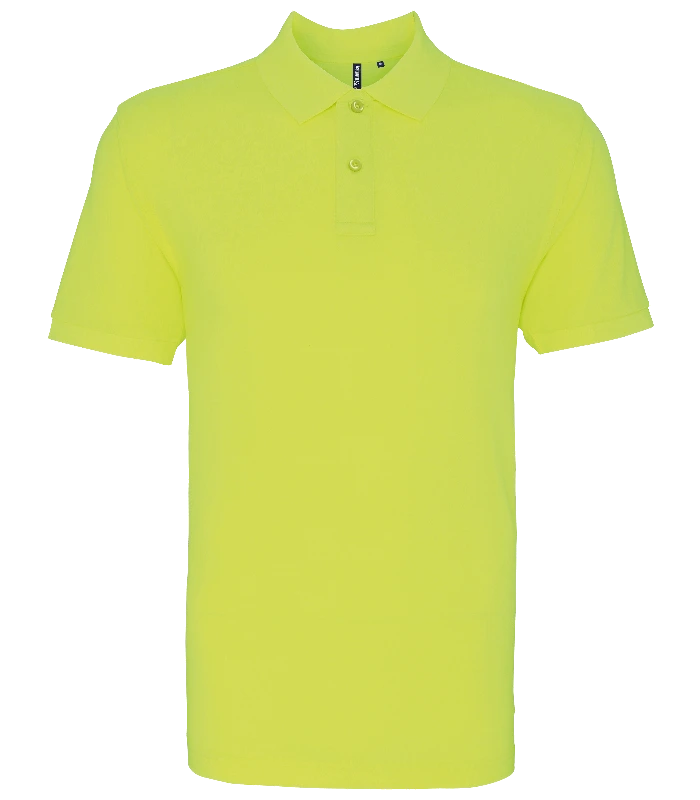 Asquith & Fox Asquith & Fox Men's Classic fit polo in Neon Yellow