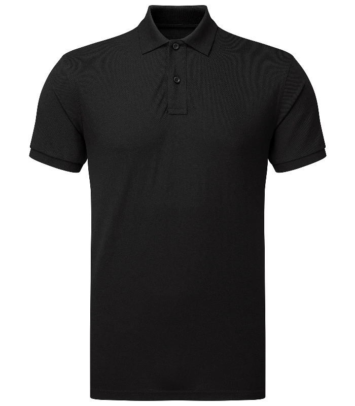 Asquith & Fox Asquith & Fox Men’s polycotton blend polo in Black*