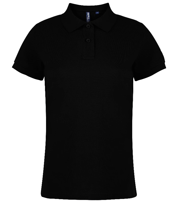 Asquith & Fox Asquith & Fox Women's Classic fit polo in Black