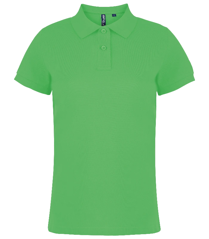 Asquith & Fox Asquith & Fox Women's Classic fit polo in Lime