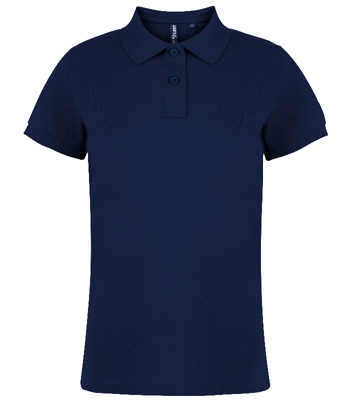Asquith & Fox Asquith & Fox Women's Classic fit polo in Navy