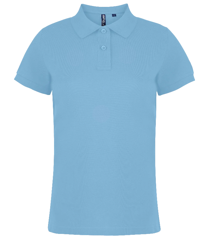Asquith & Fox Asquith & Fox Women's Classic fit polo in Sky