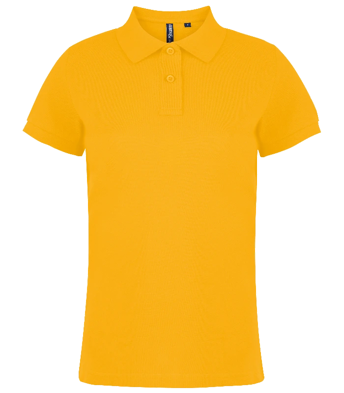Asquith & Fox Asquith & Fox Women's Classic fit polo in Sunflower