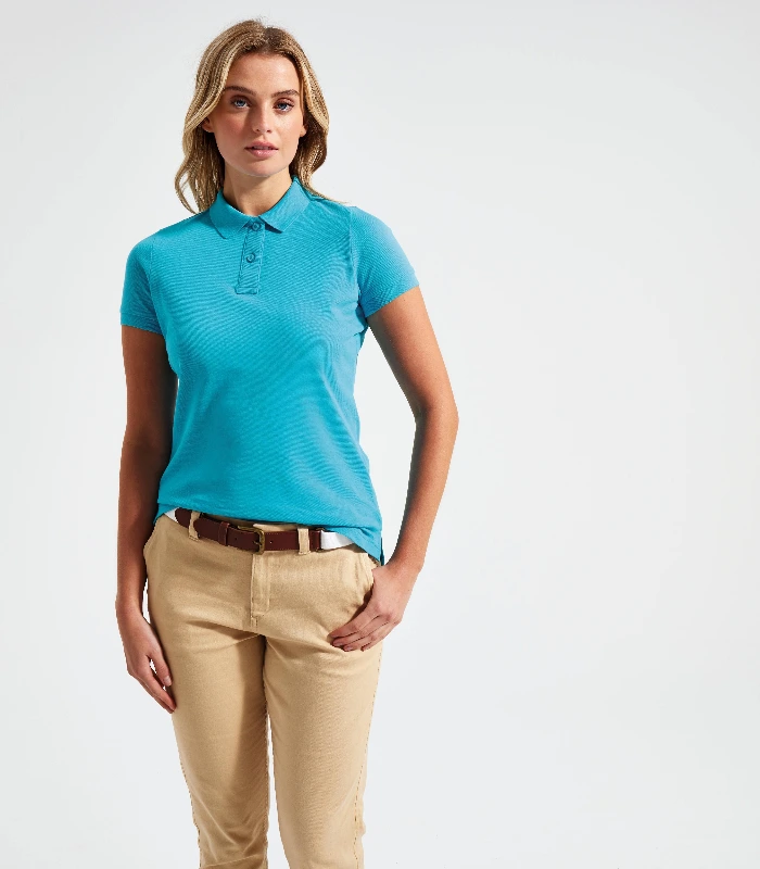 Asquith & Fox Asquith & Fox Women's Classic fit polo in Black