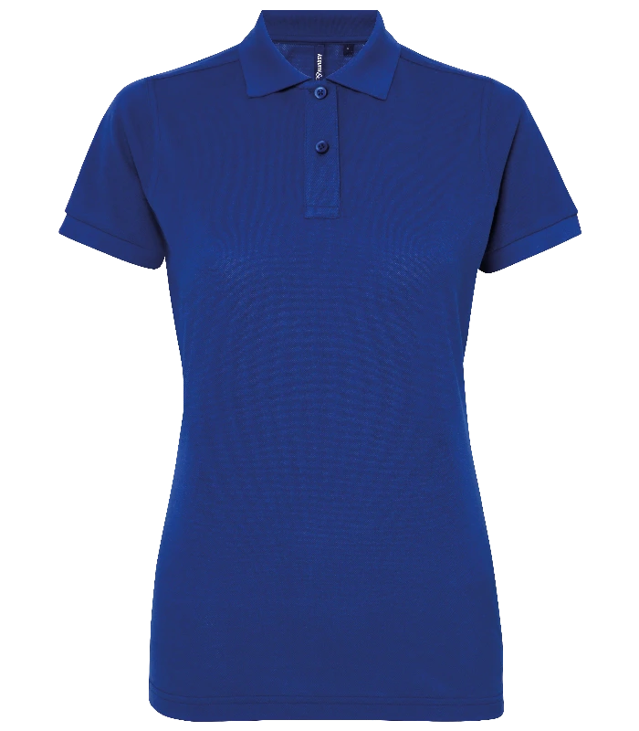 Asquith & Fox Asquith & Fox Women’s polycotton blend polo in Navy