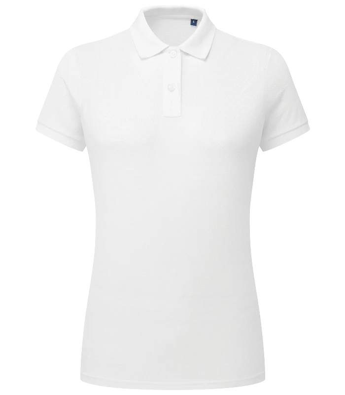 Asquith & Fox Asquith & Fox Women’s polycotton blend polo in White