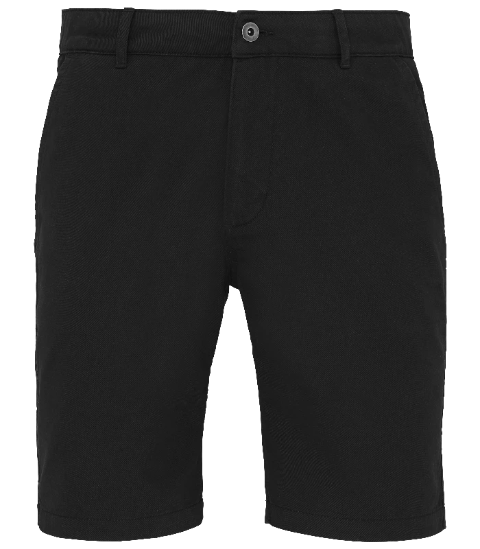 Asquith & Fox Asquith & Fox Men's chino shorts in Black