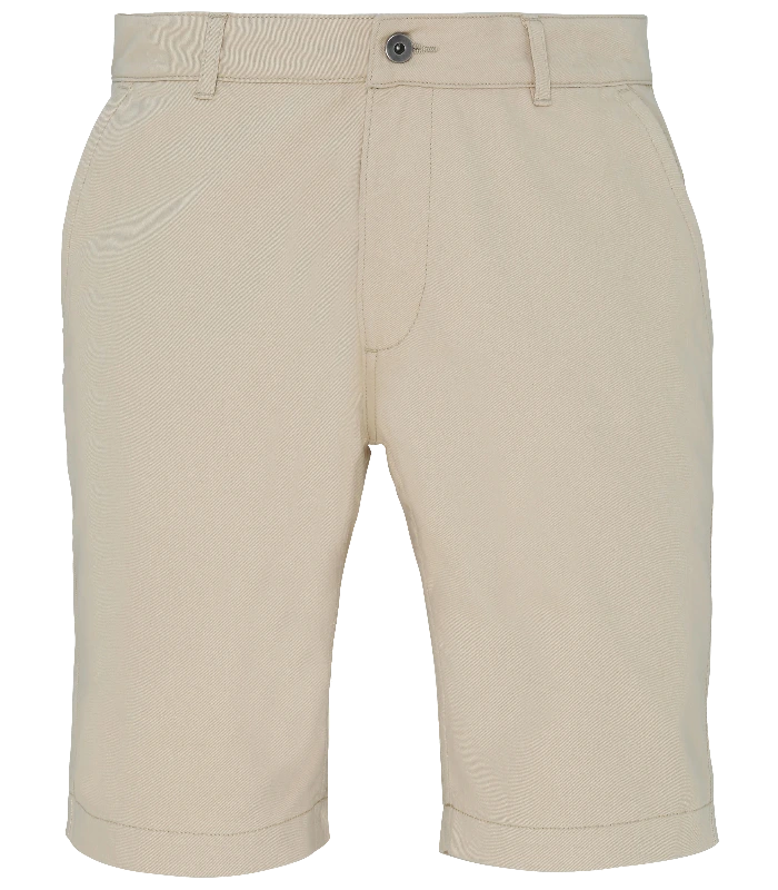 Asquith & Fox Asquith & Fox Men's chino shorts in Natural