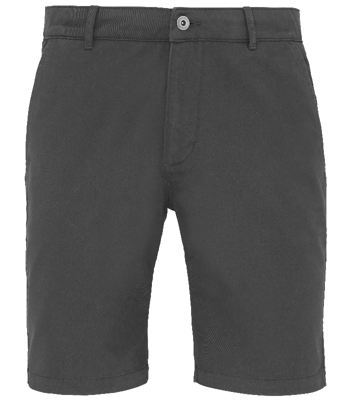 Asquith & Fox Asquith & Fox Men's chino shorts in Slate