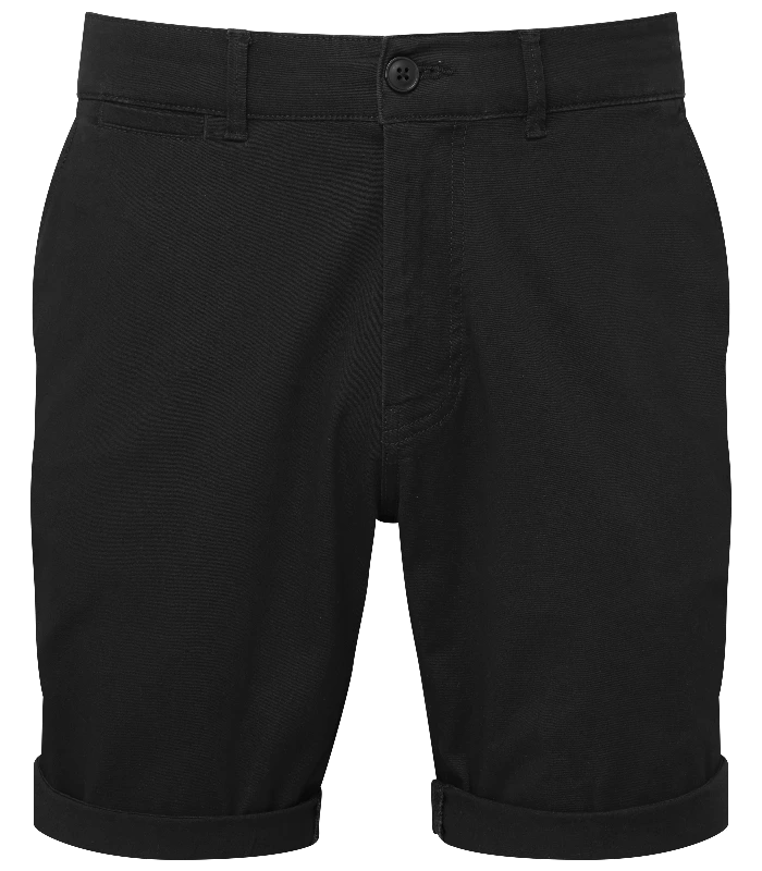 Asquith & Fox Asquith & Fox Men’s ultimate chino shorts in Black