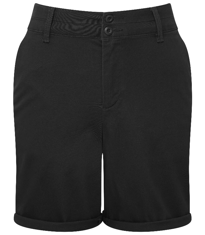 Asquith & Fox Asquith & Fox Women’s ultimate chino shorts in Black