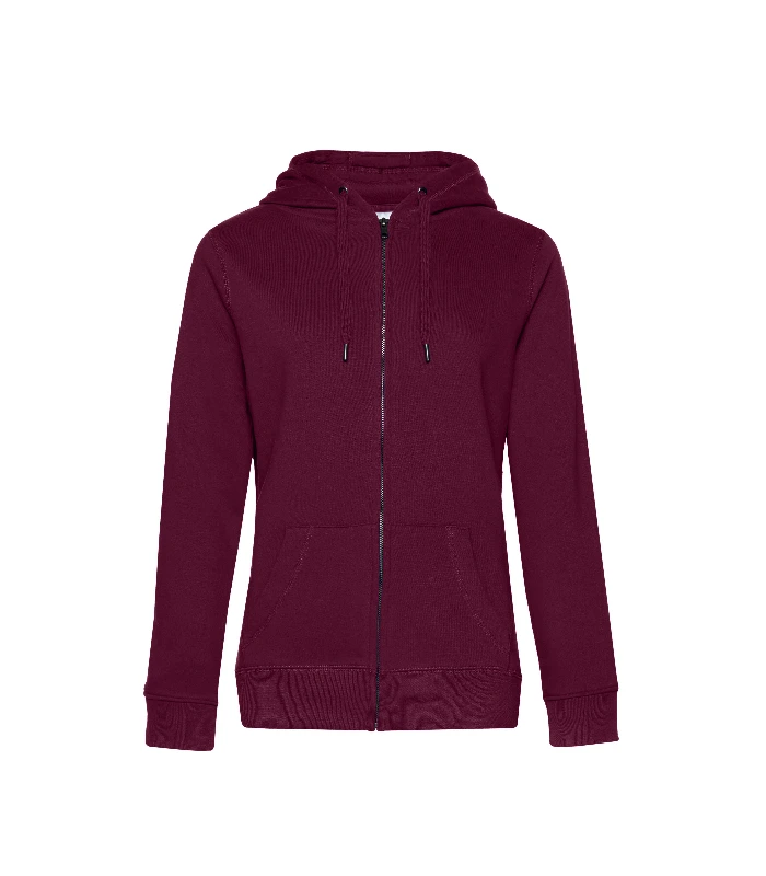 B&C Collection B&C Collection B&C Queen zipped hooded in Dark Cherry