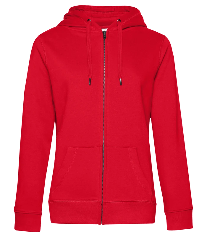 B&C Collection B&C Collection B&C Queen zipped hooded in Red*