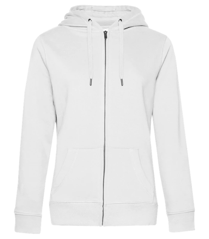 B&C Collection B&C Collection B&C Queen zipped hooded in White*