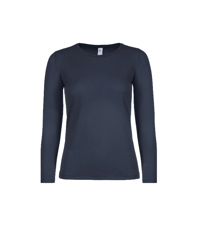 B&C Collection B&C Collection B&C #E150 long sleeve /women in Navy*