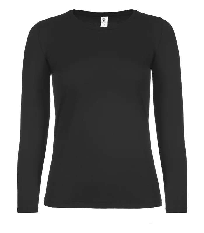 B&C Collection B&C Collection B&C #E150 long sleeve /women in Black*