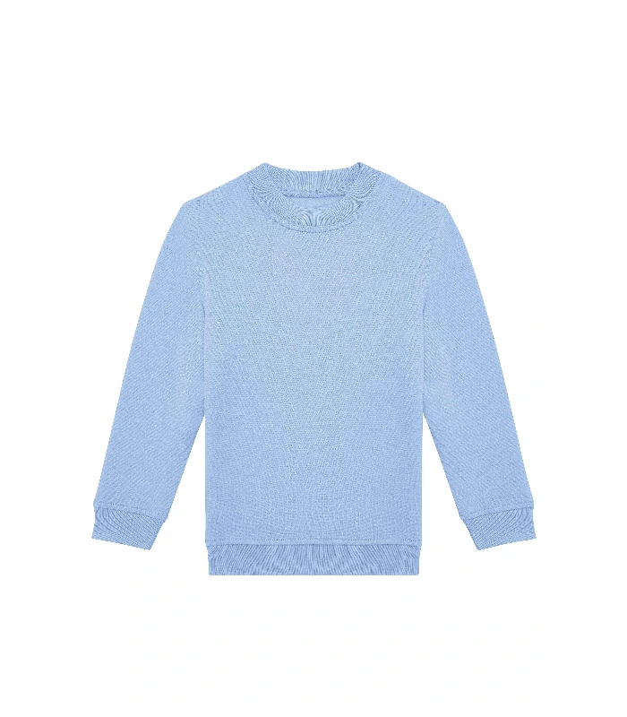 B&C Collection B&C Collection B&C ID.332 crew /kids in Lotus Blue