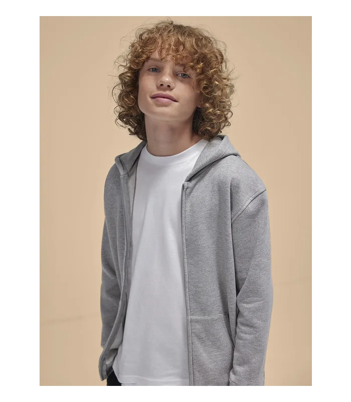 B&C Collection B&C Collection B&C ID.334 zip hoodie /kids in Black