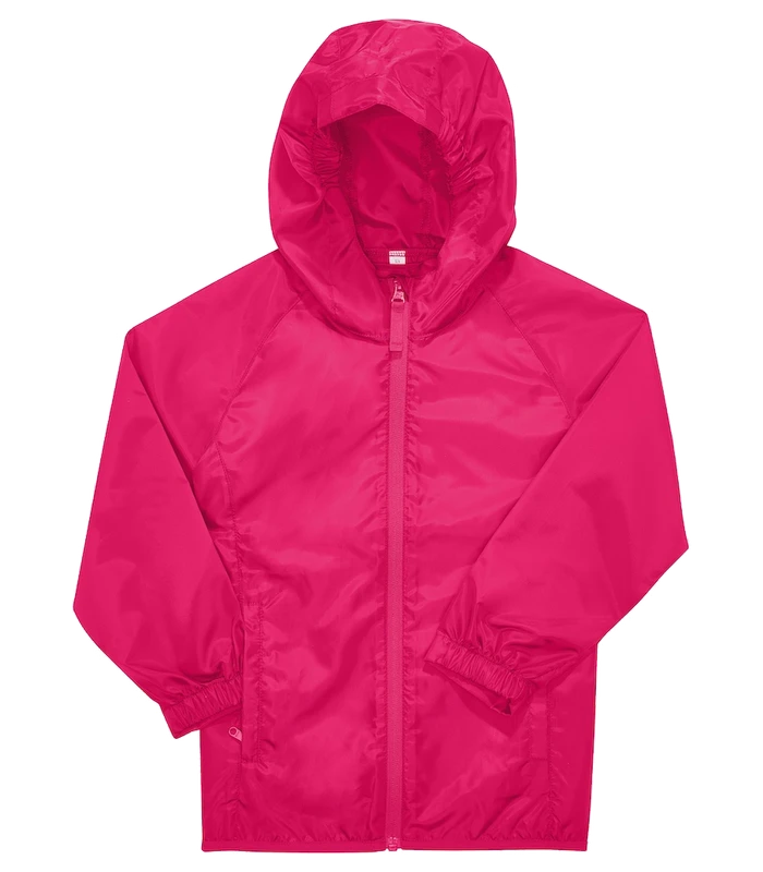 B&C Collection B&C Collection B&C #Reset windbreaker /kids in Magenta Pink