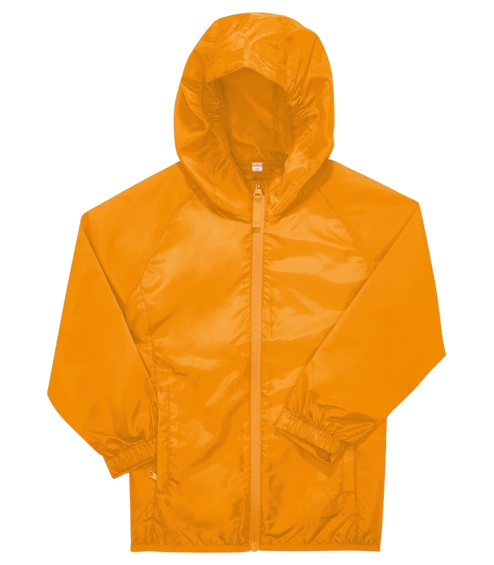 B&C Collection B&C Collection B&C #Reset windbreaker /kids in Meta Orange