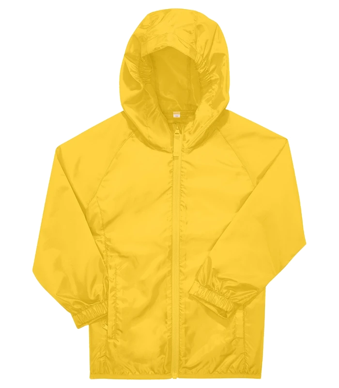 B&C Collection B&C Collection B&C #Reset windbreaker /kids in Pop Yellow
