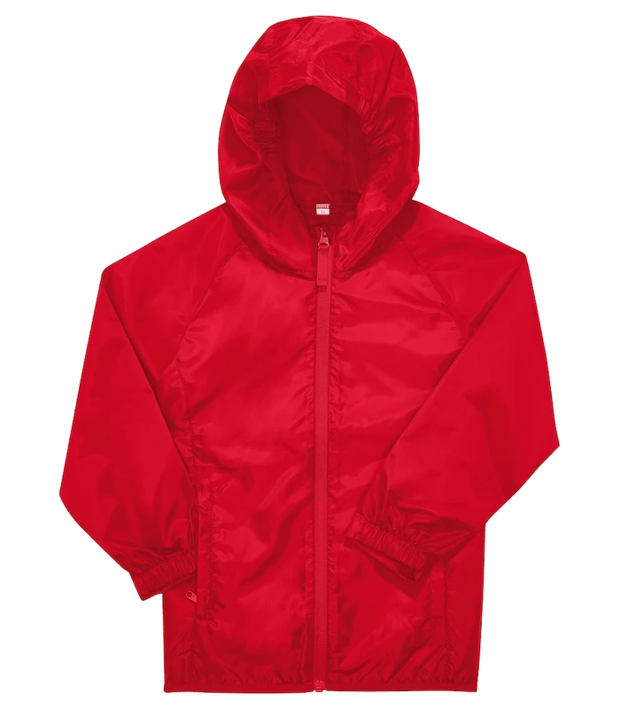 B&C Collection B&C Collection B&C #Reset windbreaker /kids in Red
