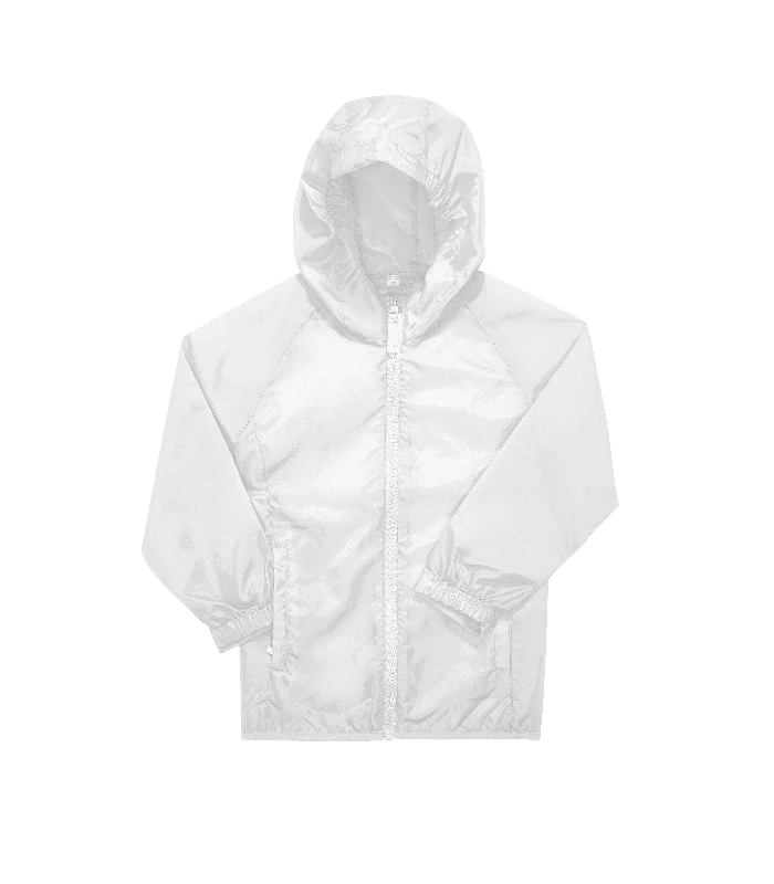 B&C Collection B&C Collection B&C #Reset windbreaker /kids in White