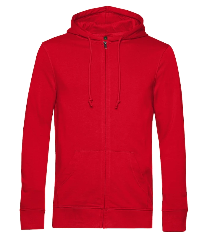B&C Collection B&C Collection B&C Inspire Zipped Hood in Black Pure