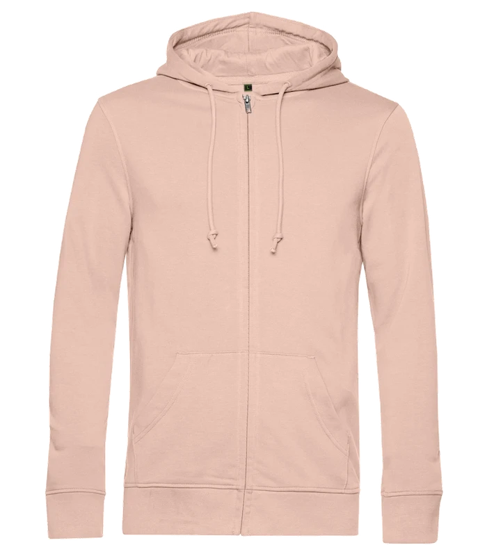 B&C Collection B&C Collection B&C Inspire Zipped Hood in Soft Rose