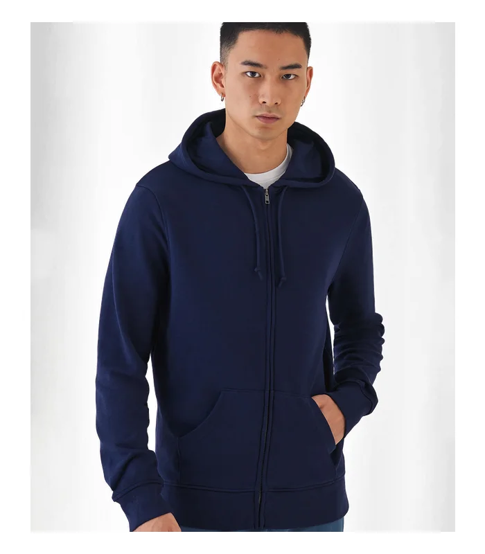 B&C Collection B&C Collection B&C Inspire Zipped Hood in Asphalt