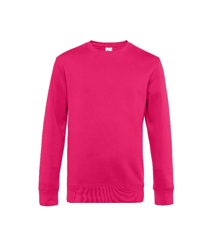 B&C Collection B&C Collection B&C KING Crew Neck in Magenta Pink