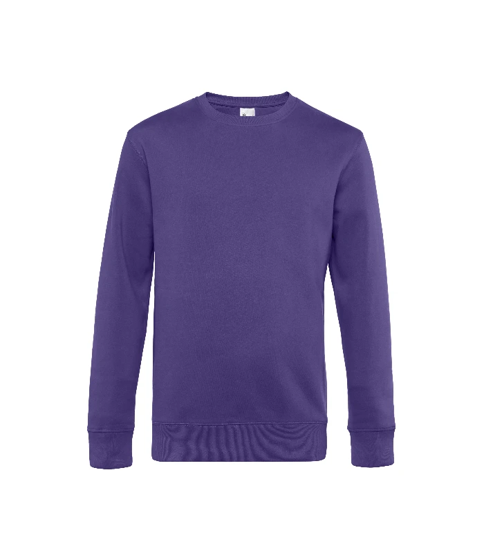 B&C Collection B&C Collection B&C KING Crew Neck in Radiant Purple