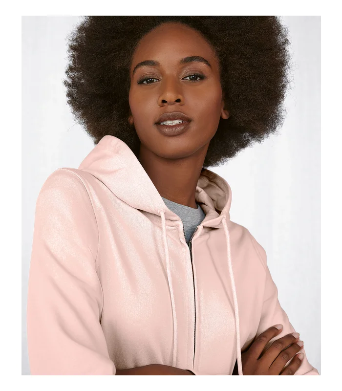 B&C Collection B&C Collection B&C Inspire Zipped Hood /women in Asphalt
