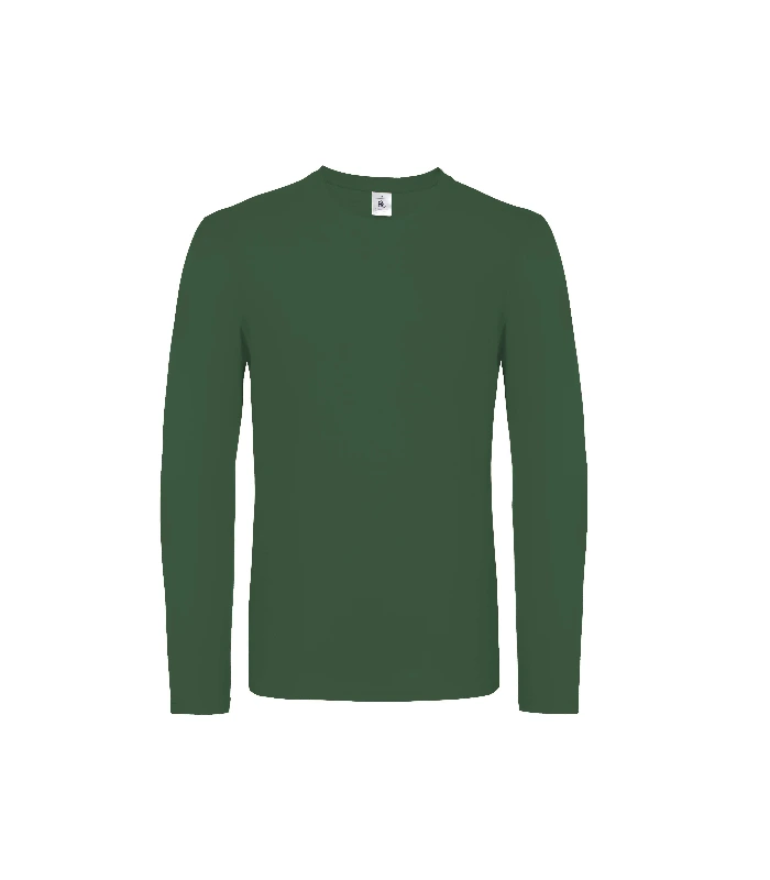 B&C Collection B&C Collection B&C #E150 long sleeve in Bottle Green