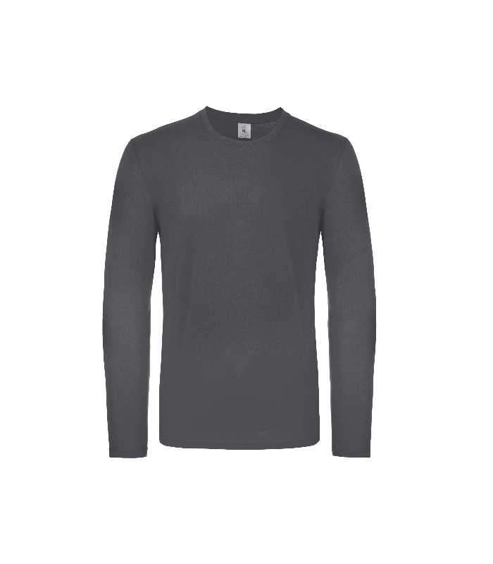 B&C Collection B&C Collection B&C #E150 long sleeve in Dark Grey