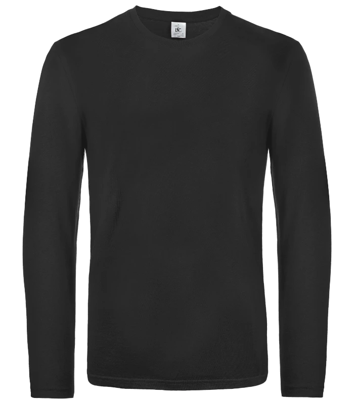 B&C Collection B&C Collection B&C #E190 long sleeve in Black