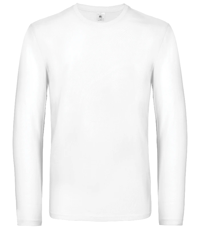 B&C Collection B&C Collection B&C #E190 long sleeve in White
