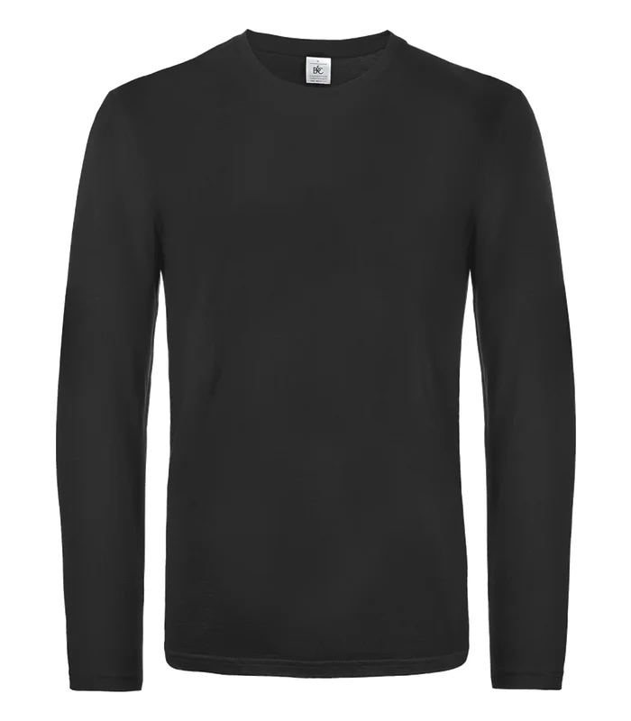 B&C Collection B&C Collection B&C #E190 long sleeve in Black