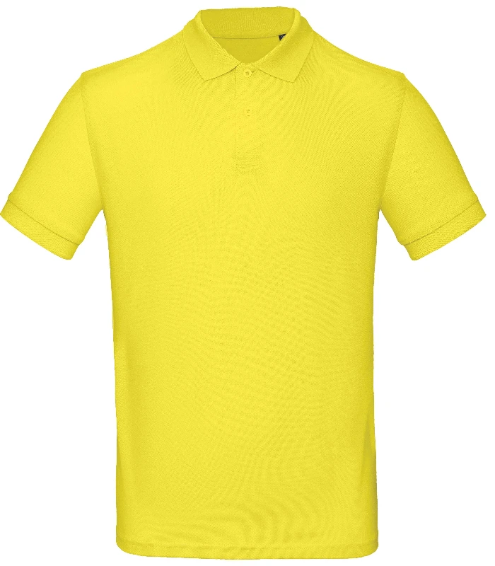 B&C Collection B&C Collection B&C Inspire Polo /men in Solar Yellow