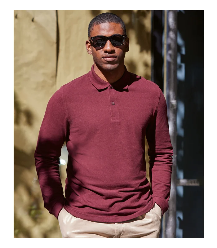 B&C Collection B&C Collection B&C My Polo 180 LSL in Black*