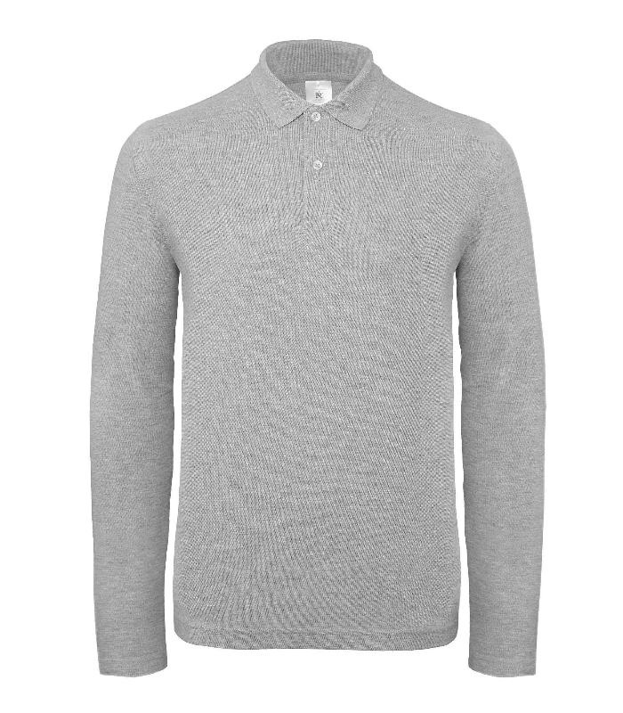 B&C Collection B&C Collection B&C ID.001 LSL in Heather Grey