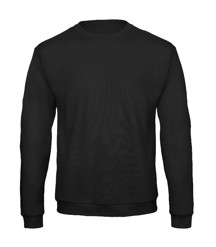 B&C Collection B&C Collection B&C ID.202 50/50 sweatshirt in Black