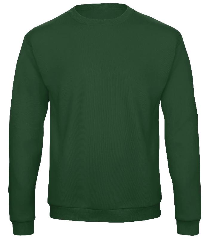 B&C Collection B&C Collection B&C ID.202 50/50 sweatshirt in Bottle Green