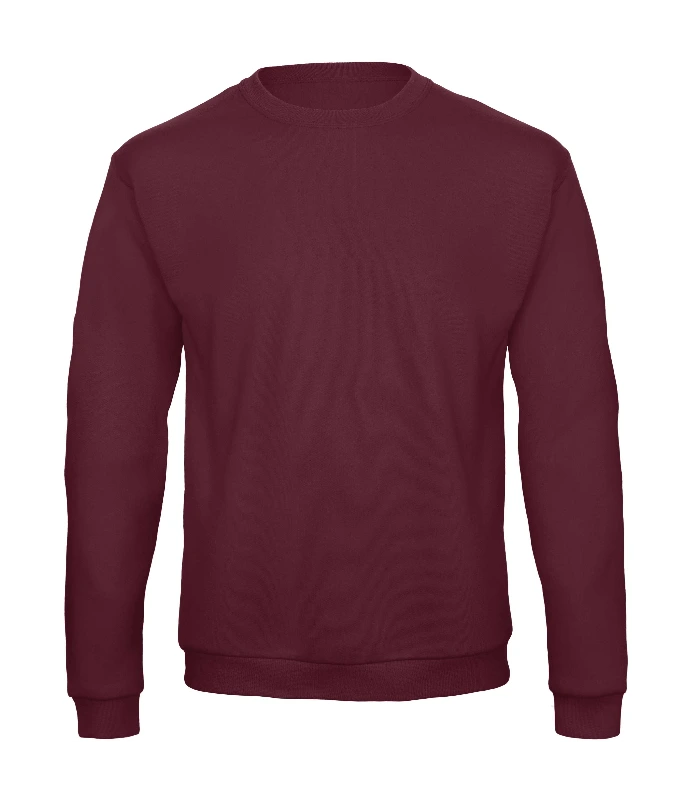 B&C Collection B&C Collection B&C ID.202 50/50 sweatshirt in Burgundy
