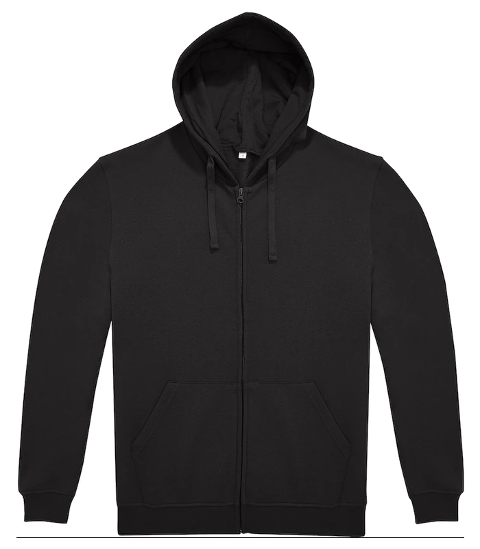B&C Collection B&C Collection B&C ID.224 zip hoodie in Black*