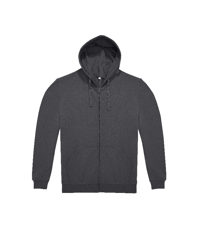 B&C Collection B&C Collection B&C ID.224 zip hoodie in Dark Grey