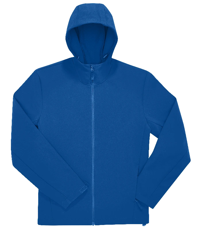 B&C Collection B&C Collection B&C Reset 3Lr® hooded softshell in Royal Blue