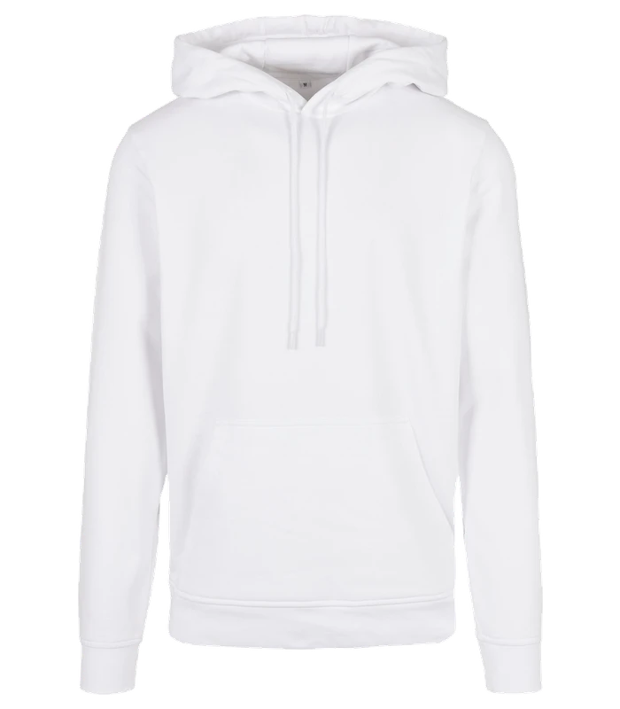 Build Your Brand Basic Build Your Brand Basic Basic hoodie in White