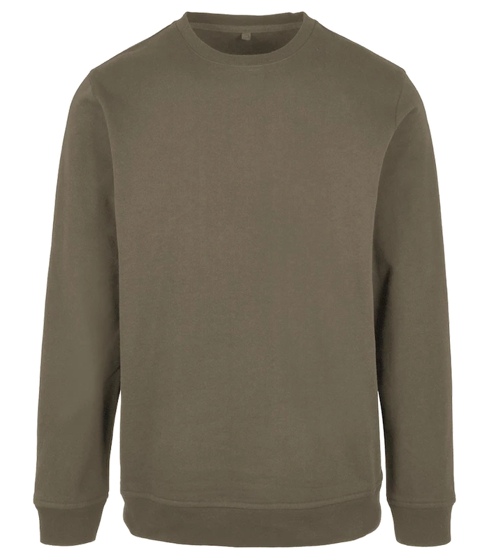 Build Your Brand Basic Build Your Brand Basic Basic crew neck in Olive